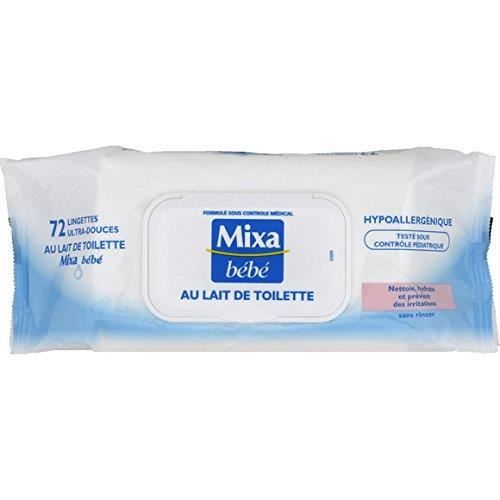 Mixa Bebe Lingettes Bebe Au Lait De Toilette X72 Bebe Orinales Y Taburetes Profiles365 Com