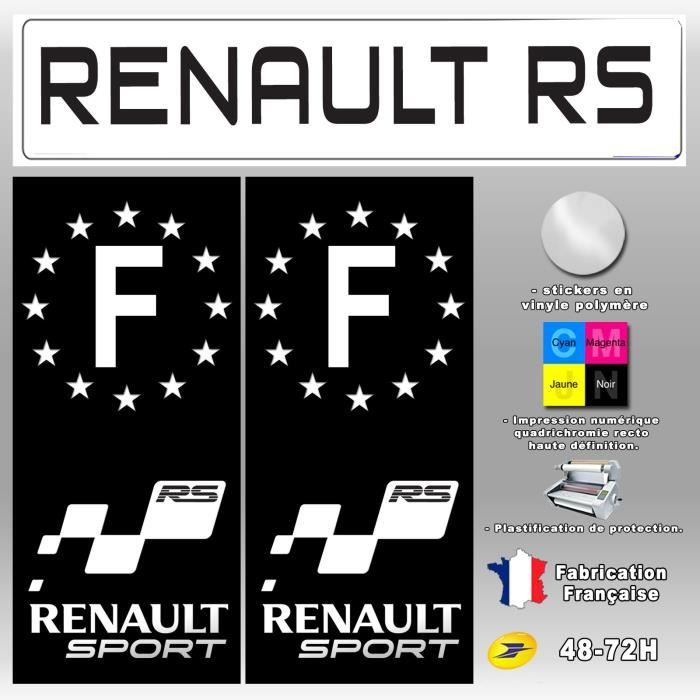 2x badge en voiture plaque d/'immatriculation Look tailles pad v