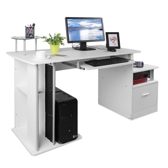 Dx 202 Table D Ordinateur Bureau Pour Ordinateur Pc Multifonction Blanc Achat Vente Bureau Dx 202 Table D Ordinateur Soldes Sur Cdiscount Des Le 20 Janvier Cdiscount