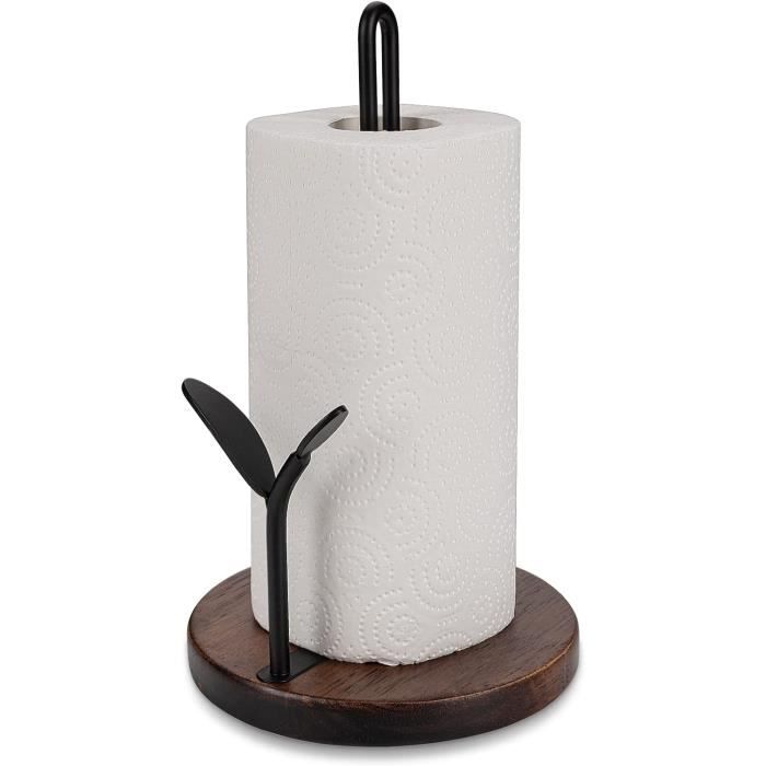 ECHTWERK Porte-Rouleau Essuie-Tout Inox Or – Support Papier Cuisine Debout, Facile à Déchirer, Design Élégant 15,5x33 Cm