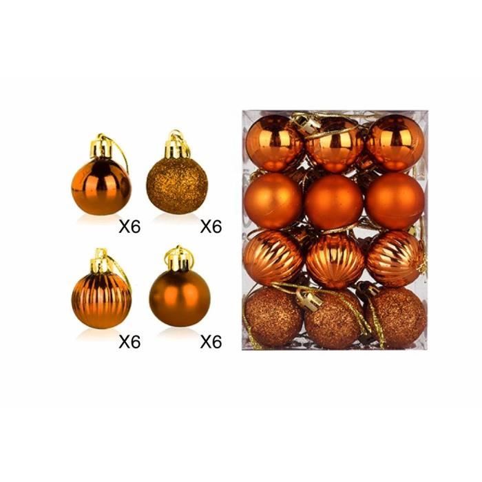 24 Boules De Noël Décoratives – 8 Cm Vert Pomme – Boules Plaquées Avec Trou De Suspension - 14