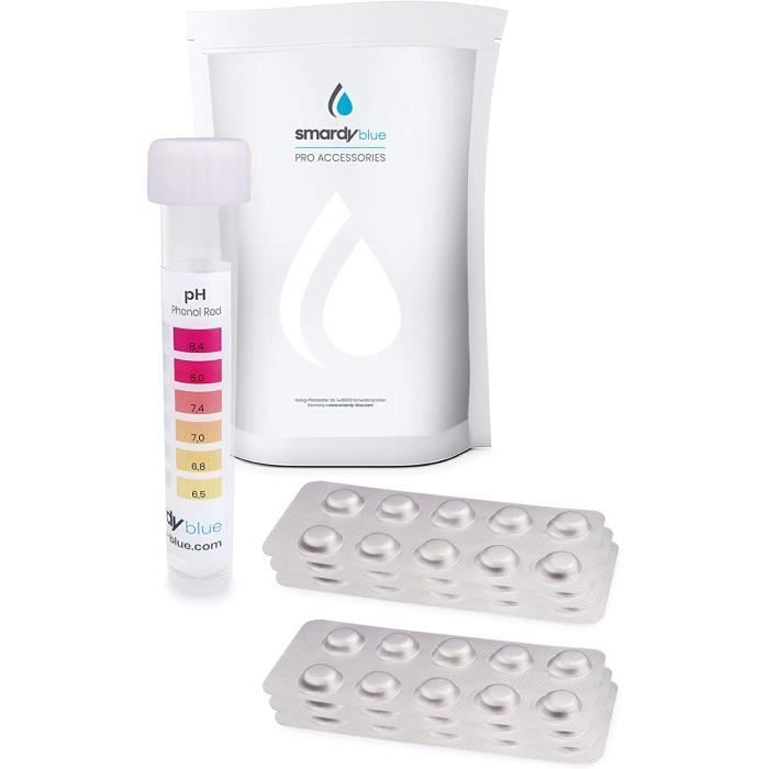 60x comprimés de Test 30x Test du pH (Phenol Red) et 30x Test du