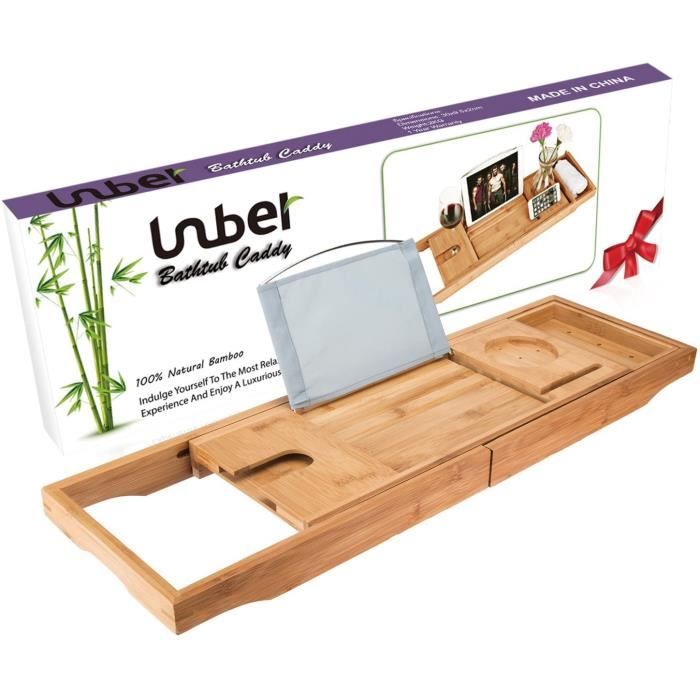 Gris Bain Caddy iPad Support BAIN PLATEAU baignoire Caddy Gris Bain Caddy iPad Support BAIN PLATEAU baignoire Caddy