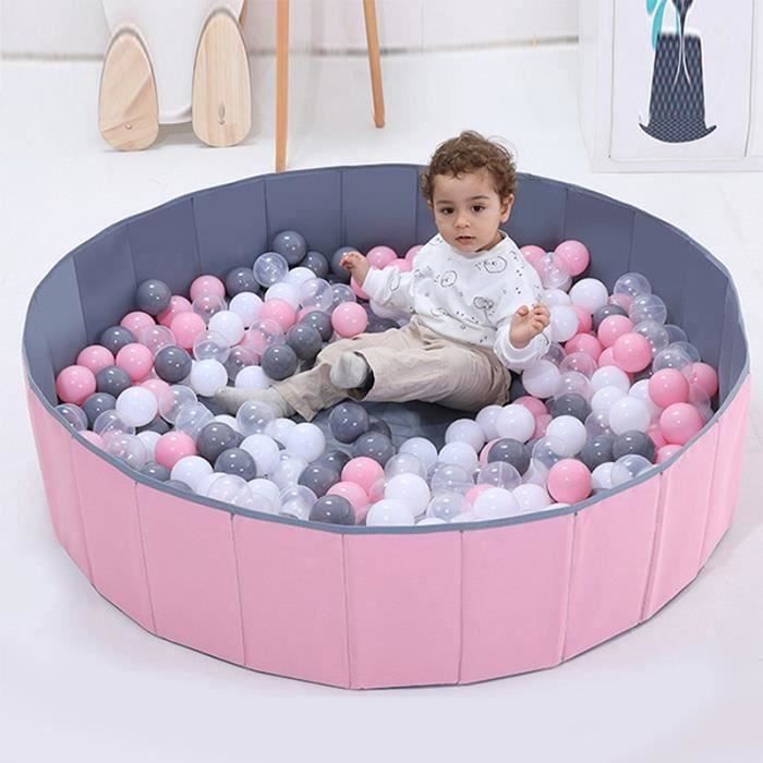 Piscine A Balles Ronde Ocean Parc Piscine A Balles Pour Bebe Enfant Jeux 1x30cm Rose Gris Pliable Balles De Piscine A Balles Cdiscount Jeux Jouets