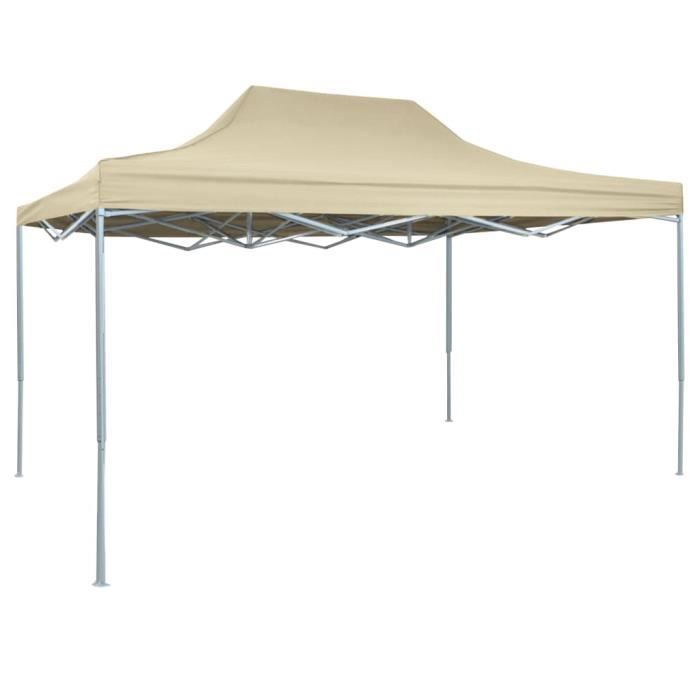Tente de réception Tonnelle réception jardin TONNELLE - BARNUM - Tente pliable pliante Chapiteauprofessionnelle 3x4 m Acier Cr🎅‍457