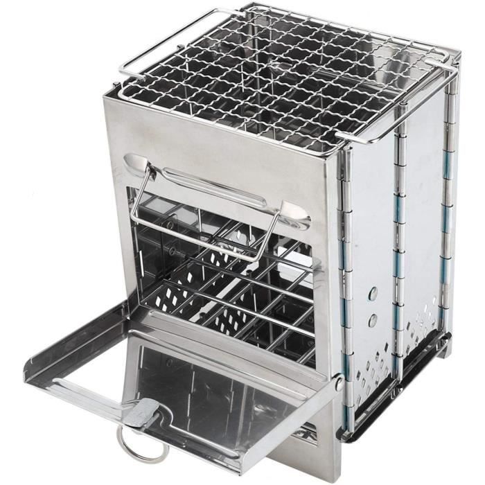 Barbecue Grill Barbecue Grill Extérieur Camping Pot Support Poêle Rack