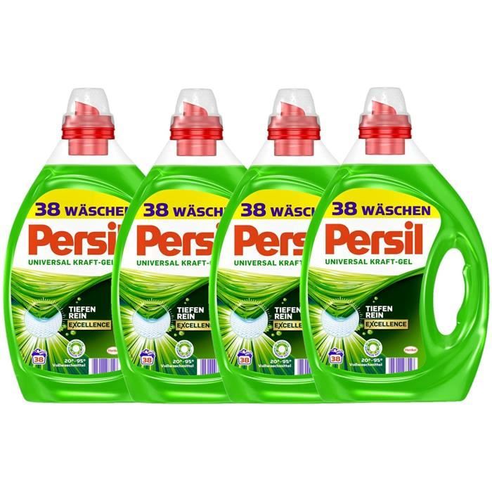Universal gel lot de 4 lessives liquides avec technologie de propreté ...