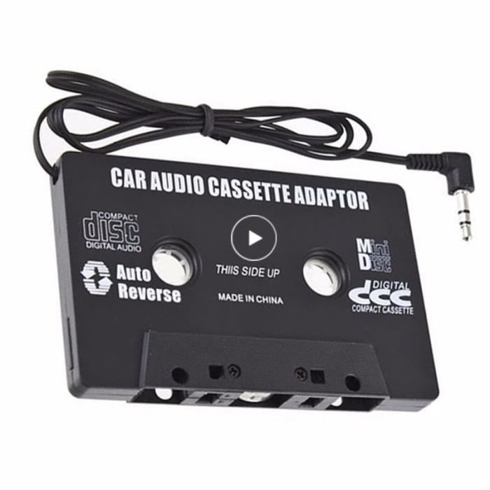 Connectique composants,Convertisseur de Cassette Audio pour lecteur Mp3,  adaptateur Aux, prise Jack 3.5mm pour IPad, IPhone, - Cdiscount Informatique