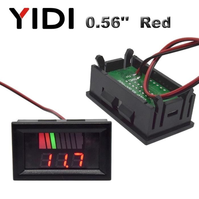 Voltmetre Voiture DollaTek Testeur De Capacité De Batterie Avec écran LCD 1865057 Testeur Batterie 12v