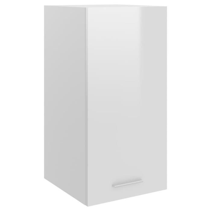 Porte de meuble de cuisine Stevia blanc brillant l. 40 cm x