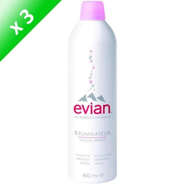 Evian Brumisateurs 400 Ml Lot De 3 Cdiscount Au Quotidien