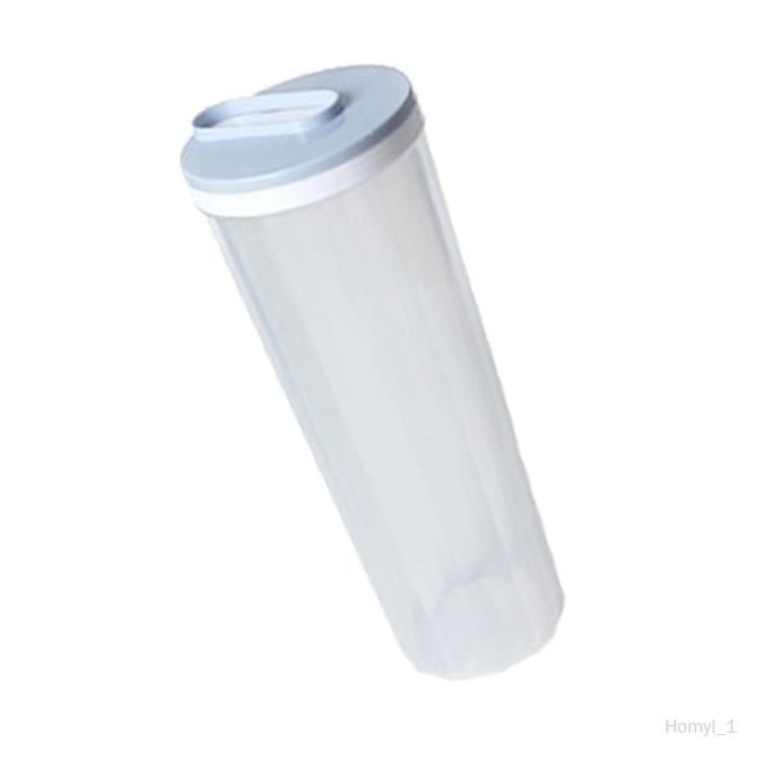 Distributeur De Céréales Transparent 1,5 L - Rangement Pratique Pour Farine, Sucre, Riz, Noix…