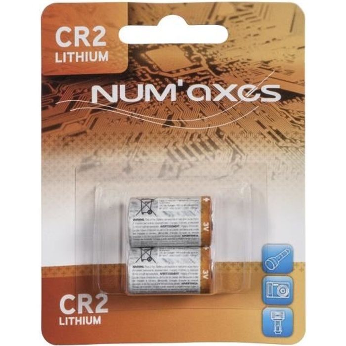 3 Piles CR2 Lithium