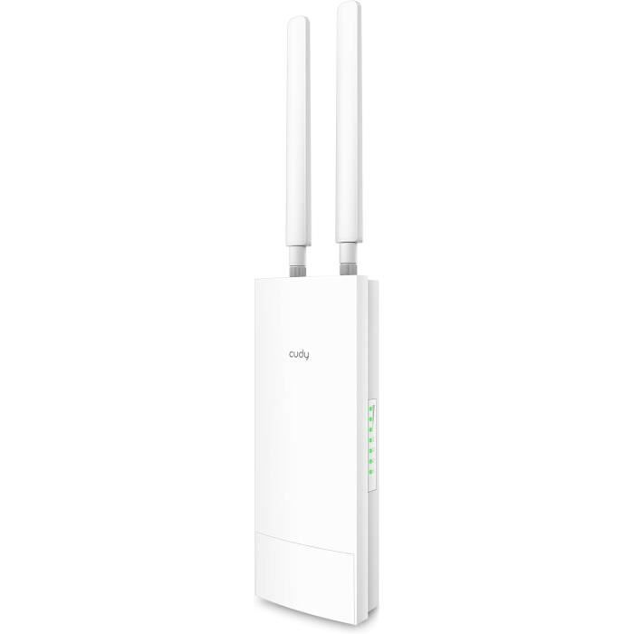 Routeur Modem 4G LTE – CUDY – LT400-Outdoor – WiFi N300 – IP65 – Antennes Amovibles