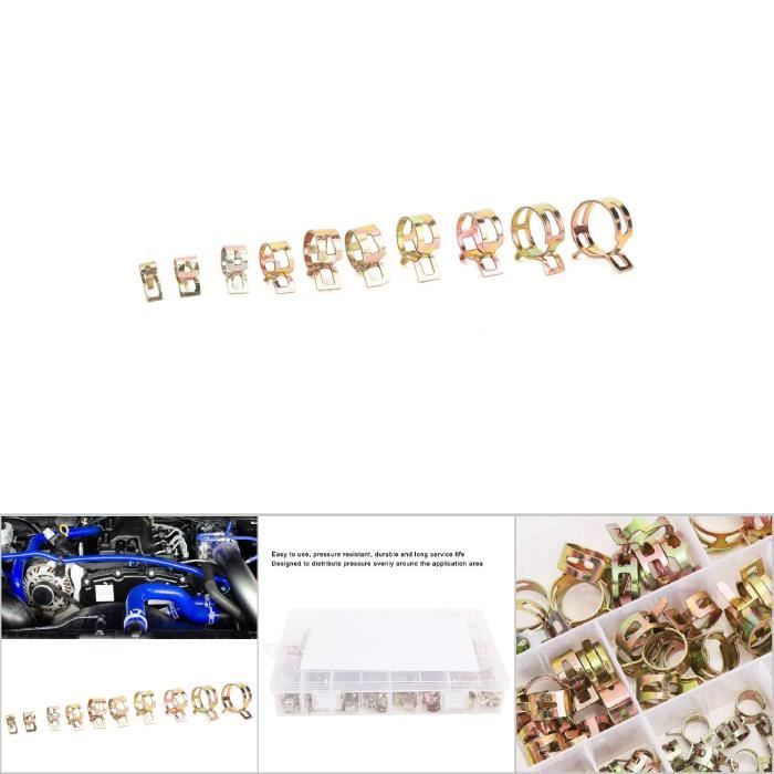 Cyclingcolors – Lot de 4 colliers de serrage métallique avec insert caoutchouc – Diamètre 24mm – Fixation tube P clip – Pour câbles et conduits