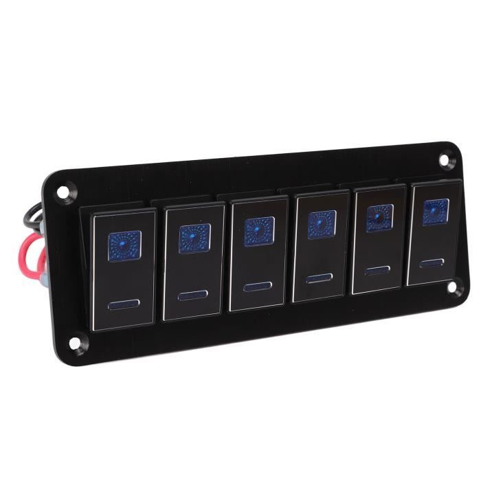 Noir Sans LED 12v On Off 30a-250v, Interrupteur À Bascule Étanche Ip67