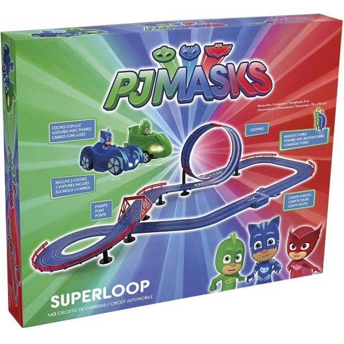Circuit Pyjamasques Superloop - Mixte - À partir de 4 ans - Vert