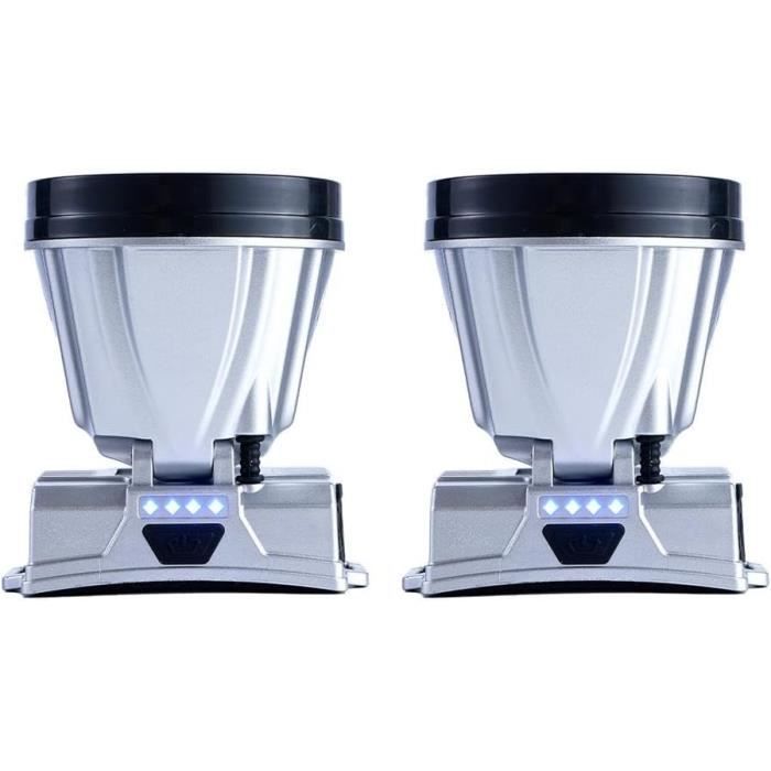 LED capteur phare Rechargeable Mini phare en plein air Camping tête