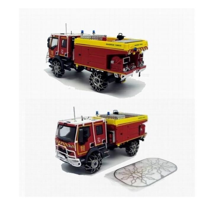Norev 1:43 Renault Midlum 4x4 2006 – Camion De Pompier CCF Magirus Camiva – Occasion