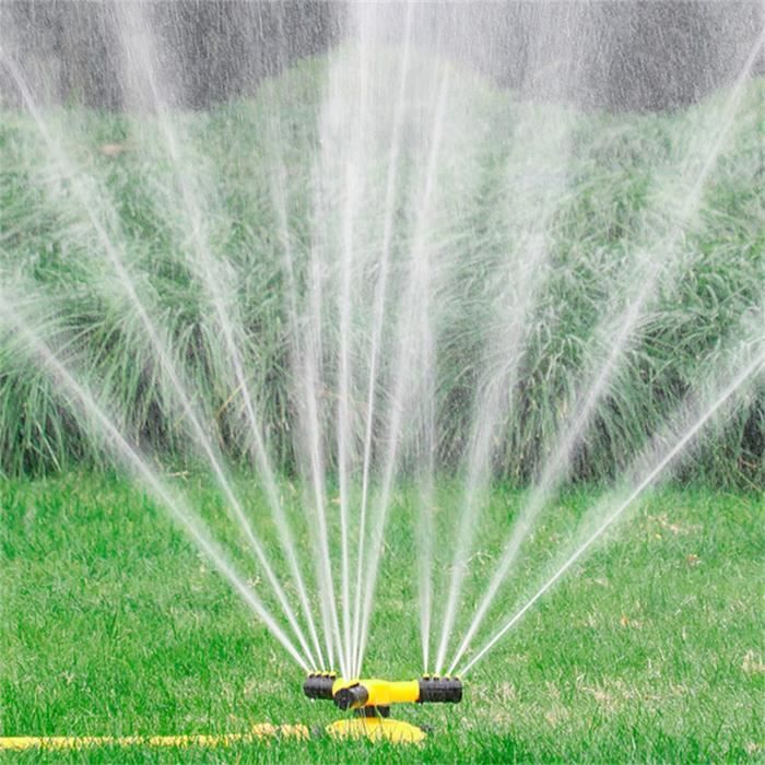 Arroseur Automatique De Jardin Rotatif à 360° - Portée Jusqu'à 10 M - Fonctionne Avec La Pression De L'eau Du Robinet