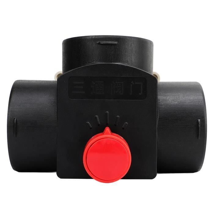 Connecteur Y En ABS Pour Conduit D'aération 75 Mm - 3 Sorties - Pour Chauffage De Stationnement Diesel (16x13x5 Cm) - 12