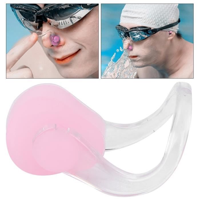 Fdit pincenez de gymnastique Pincenez de protection sportive en silicone pour natation étanche