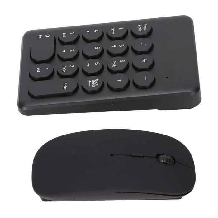 Clavier Numérique Touches Rondes Silencieuses 18 Touches Pavé Numérique