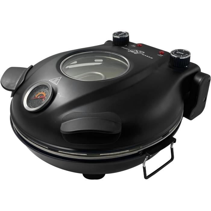 Four à pizza - GENERIC - LM12DTW - 1200 W - 420° - 5 niveaux de température réglables