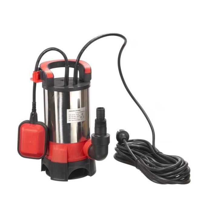 Pompe Submersible Güde 94639 Pour Eaux Usées - Débit 20000 L/h, Hauteur 8m, Câble 10m - Argenté