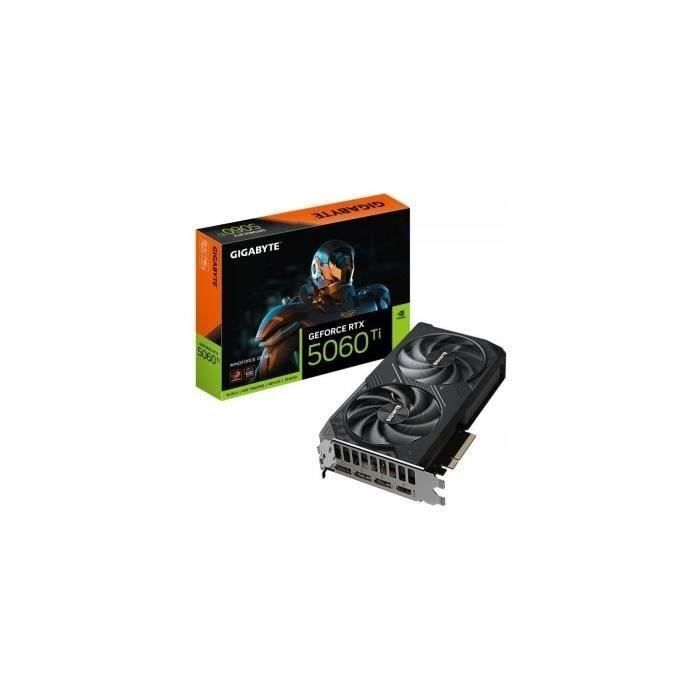 Carte graphique – GIGABYTE – GeForce RTX 5060 Ti WINDFORCE OC 16G