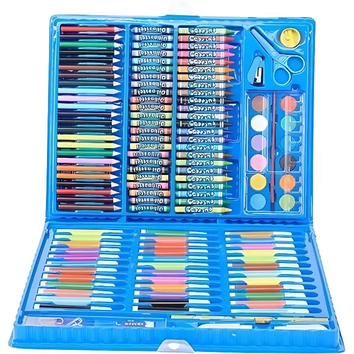 Coffret Dessin Marvel Spiderman - Mallette Avec Crayons, Feutres, Peinture, 40 Pièces