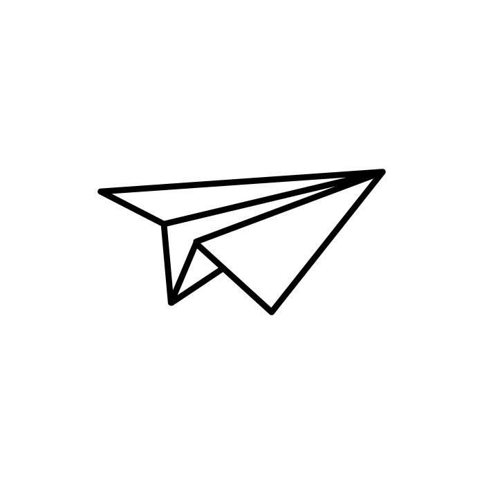 Graine créative - Tampon bois - avion origami
