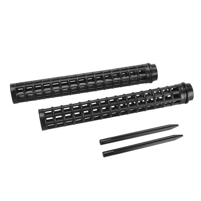 Lot De 50 Piquets De Support Pour Irrigation Goutte-à-goutte - Longueur 110mm - Pour Tuyau 1/4" - En PP Noir - Jardin, Potager