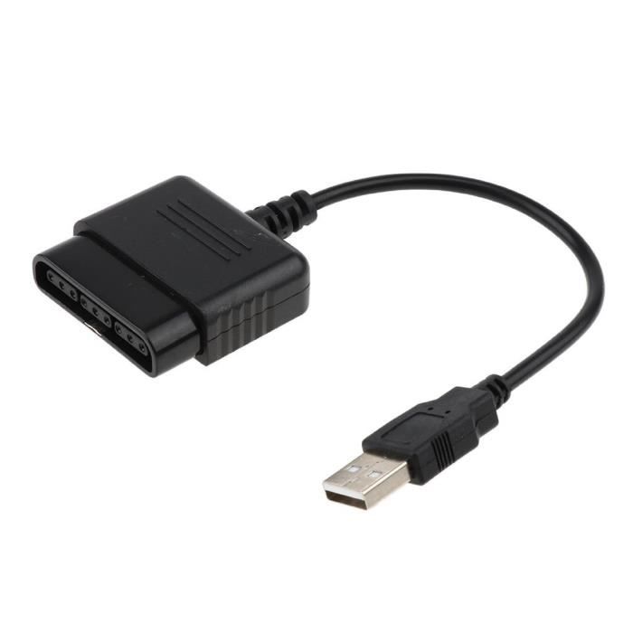 Adaptateur USB Contrôleur Câble Convertisseur pour Sony PlayStation 2 ...