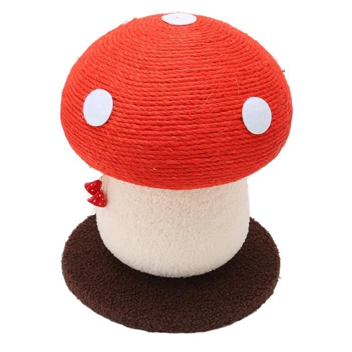 Comparer les prix de Mothinessto Tapis à gratter pour chat en forme de champignon Griffoirs pour Chat pour Chats D'intérieur, Griffoir animalerie jouet