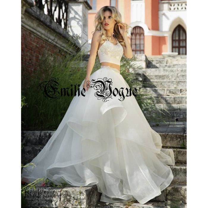 robe 2 pieces mariage