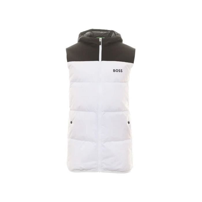 Doudoune sans manche - Boss - Homme - colour block - Blanc - Polyester