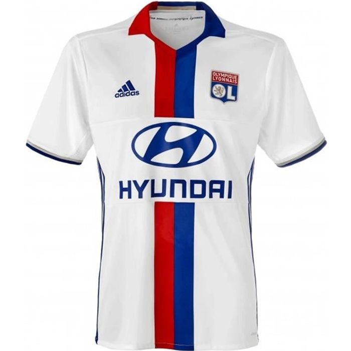 Maillot LYON Olympique Lyonnais OL Domicile Jersey Blanc AI8163
