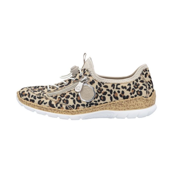 Rieker Basket Cuir Rieker Montreux - Beige Comb