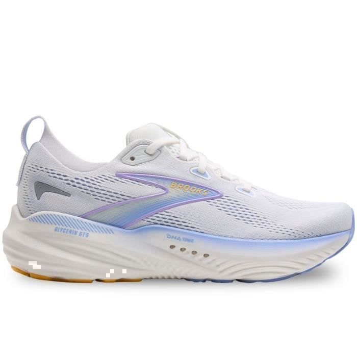 Brooks Brooks Glycerin Gts 22 Chaussure de Course pour Femme Blanc 1204351B137