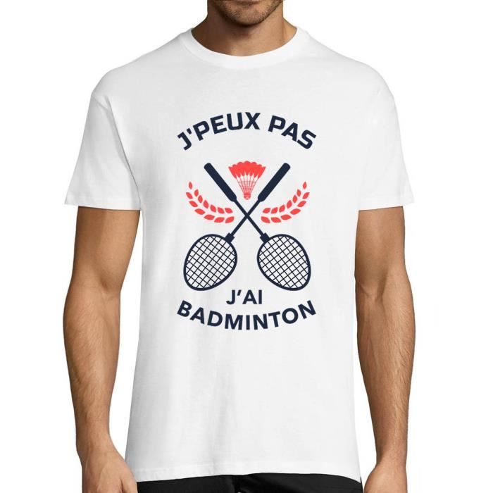 Tee shirt sales badminton humour
