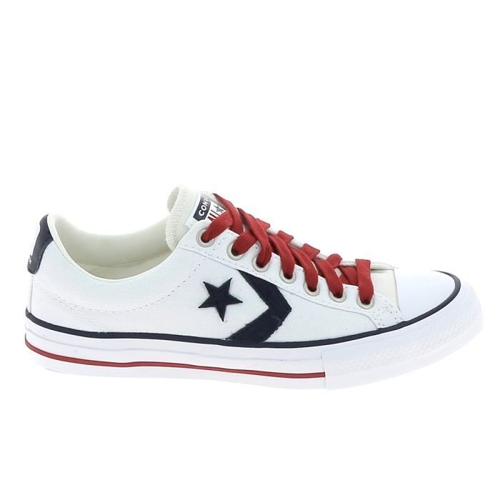 converse star player cuir rouge