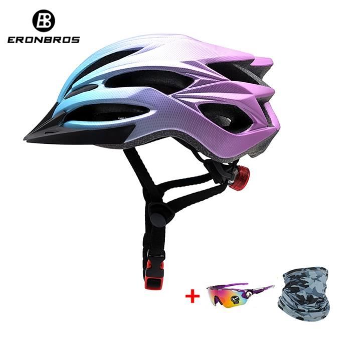 Casque Vélo X-TIGER LED Rechargeable - Design Route/VTT - 16 à 20 évents - 240g