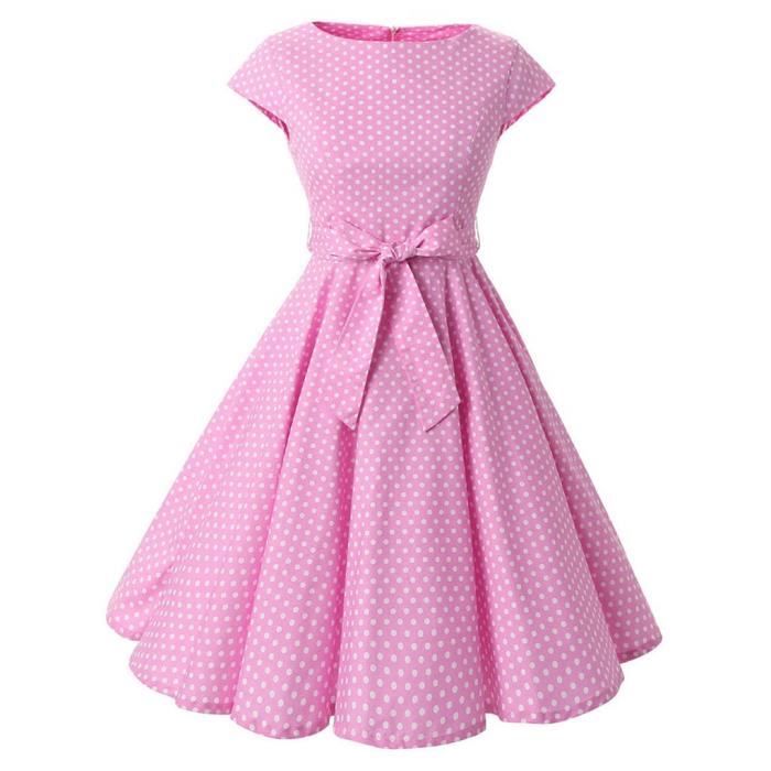 Robe a new arrivals pois année 50