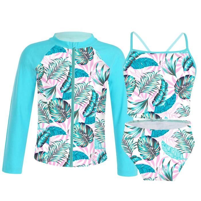 Ensemble Bikini Ananas Enfant Fille 3 Pièces Avec Chapeau - Neuf Avec étiquettes