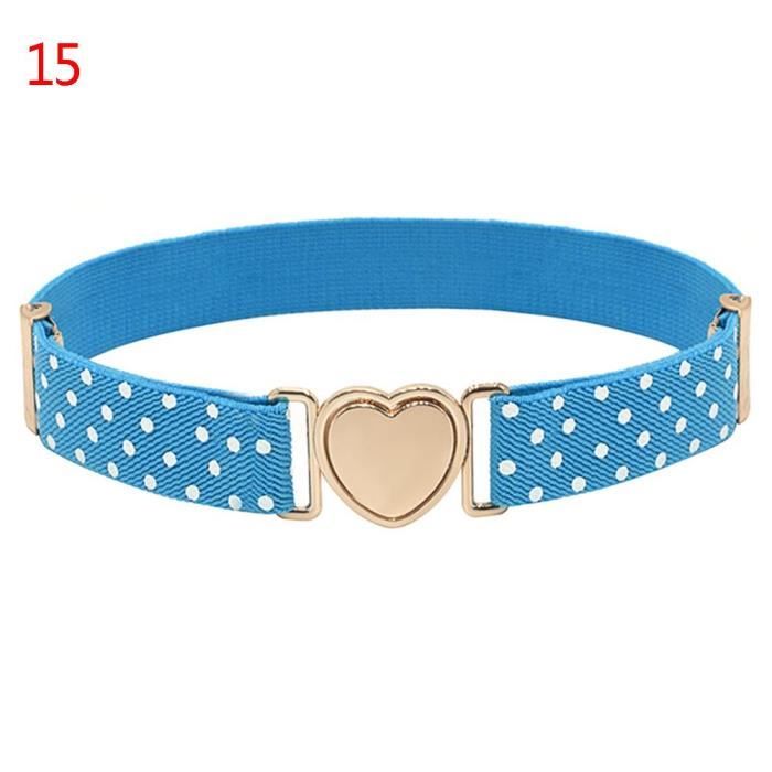 Ceinture Enfant Clips N Grips - Tweed Multicolore (rouge, Bleu, Blanc) - Taille 2-3 Ans - Neuf Avec étiquettes