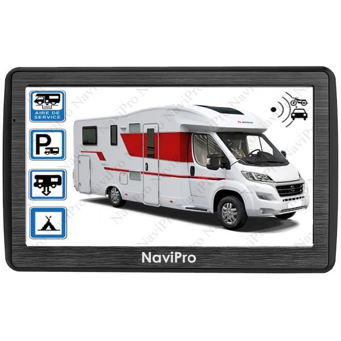 GPS Camping Car 7 Pouces NaviPro Active, Support Magnétique, Europe + Maroc A Vie