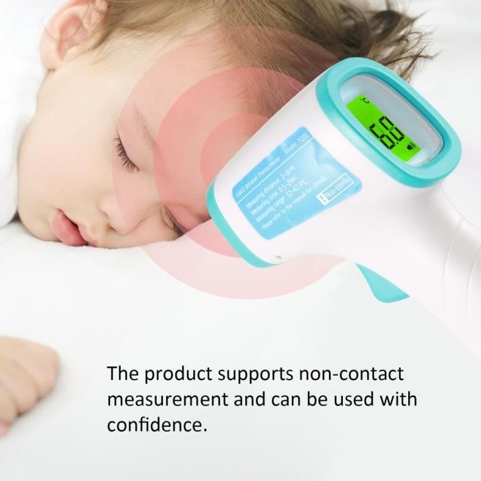 Thermometre Infrarouge Numerique Sans Contact Thermometre Pour Fievre Pour Bebe Enfants Adulte Blanc Cdiscount Pret A Porter