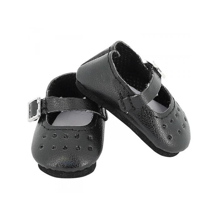 Mini Chaussures Brillantes Pour Poupées 15-17 Cm - Accessoire De Décoration Poupée - Doré Et Argenté - 4