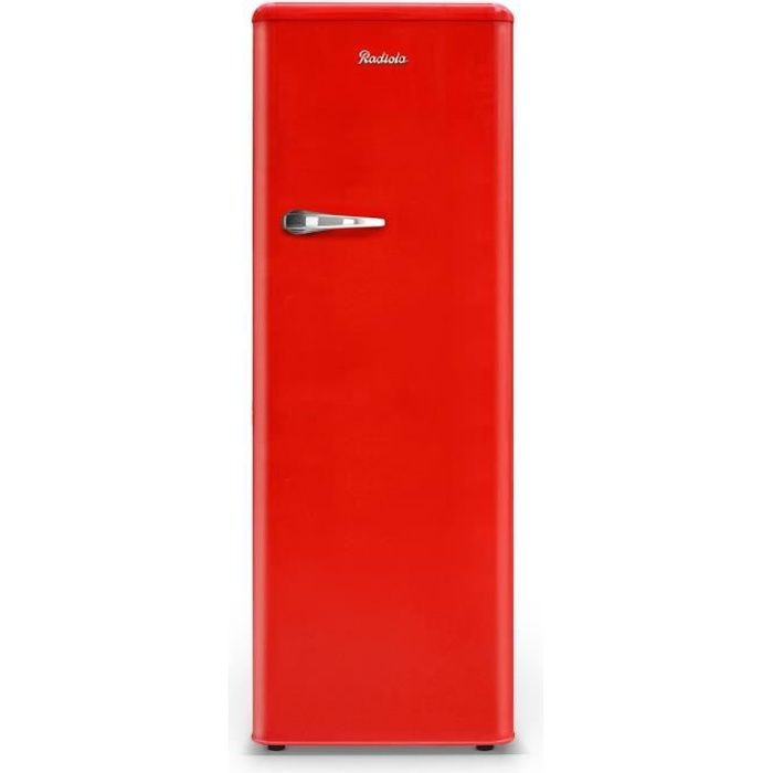 Réfrigérateur 1 porte Vintage - RADIOLA - RARM200RL - 229L (211+18) - Froid statique - 3 clayettes verre - Rouge